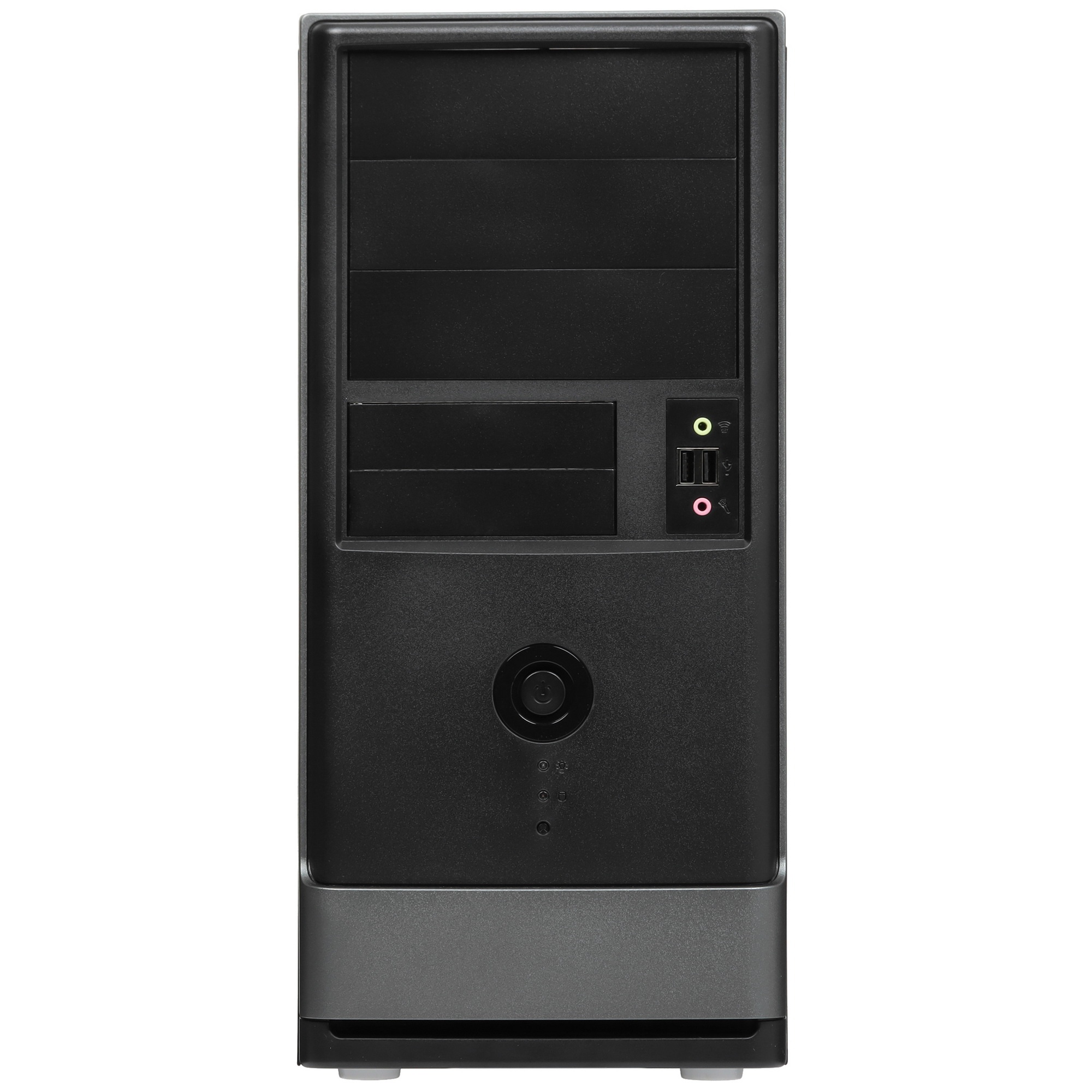 Компьютерный корпус EAR002BG [6151358] w/o psu, Mid Tower, Black, Ext:5.25";x2; 3.5 x1 (6151358) (51