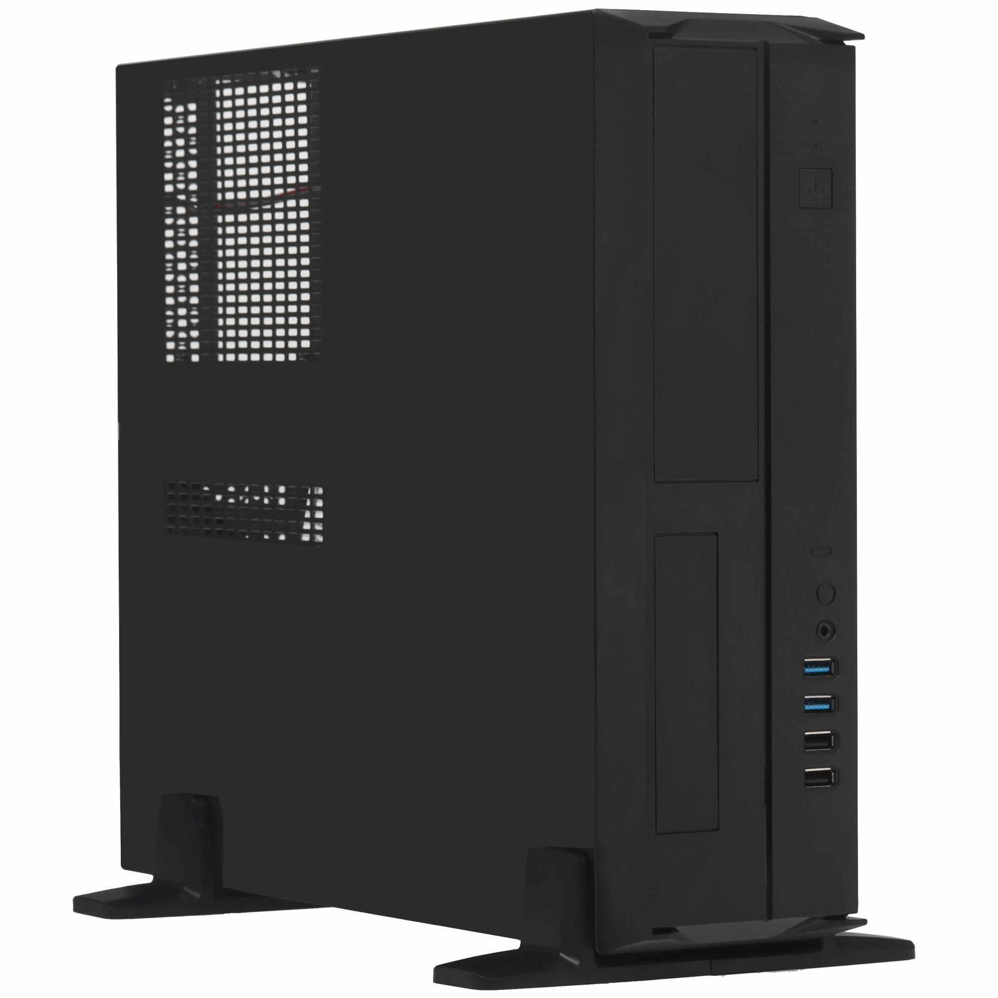 Компьютерный корпус Slim Case INWIN BL067BL IP-S300FF7-0 U2*2+U3*2+Combo audio+FAN+ intrusion switch