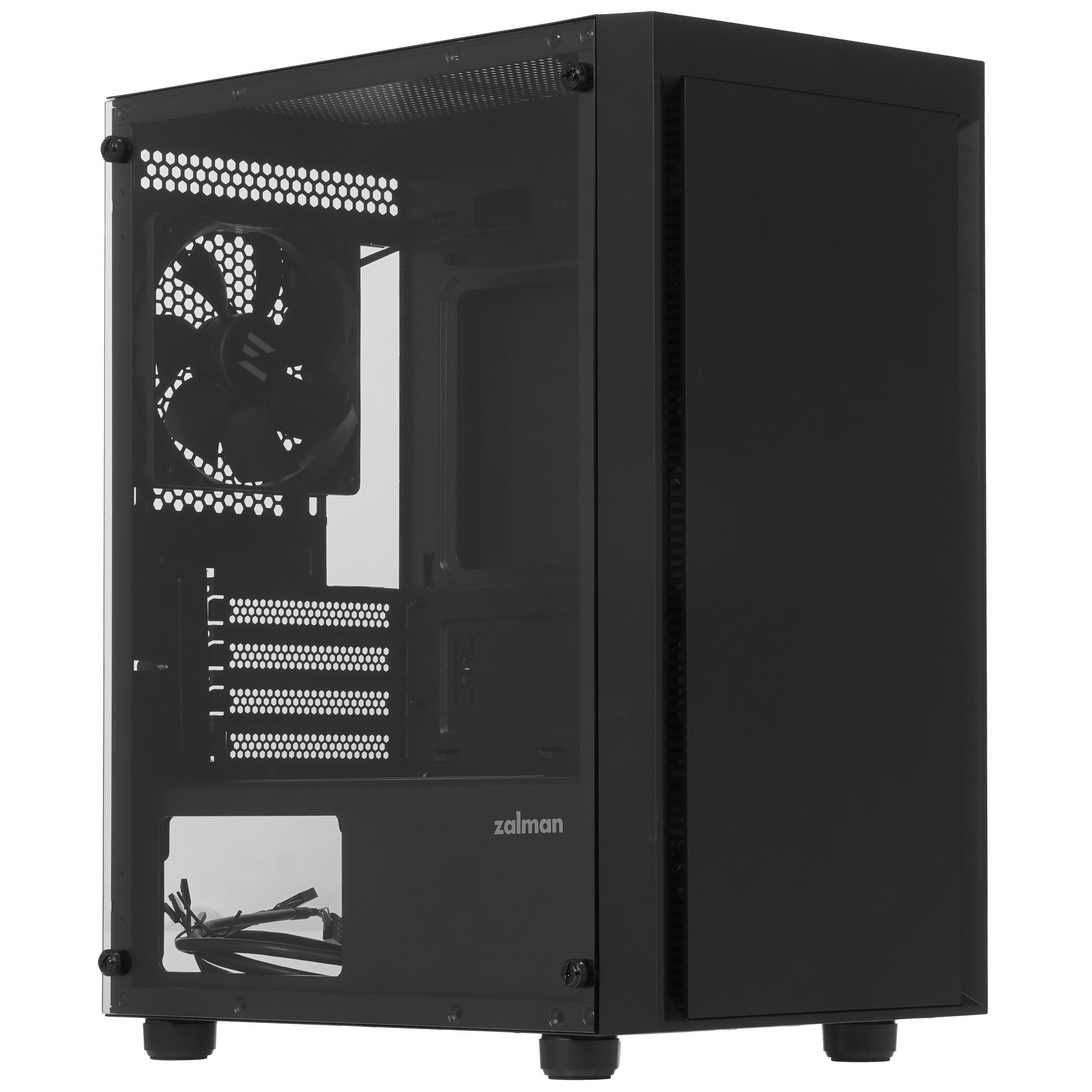 Компьютерный корпус MiniTower Zalman T3 PLUS black (Zalman T3 PLUS) (без блока питания)