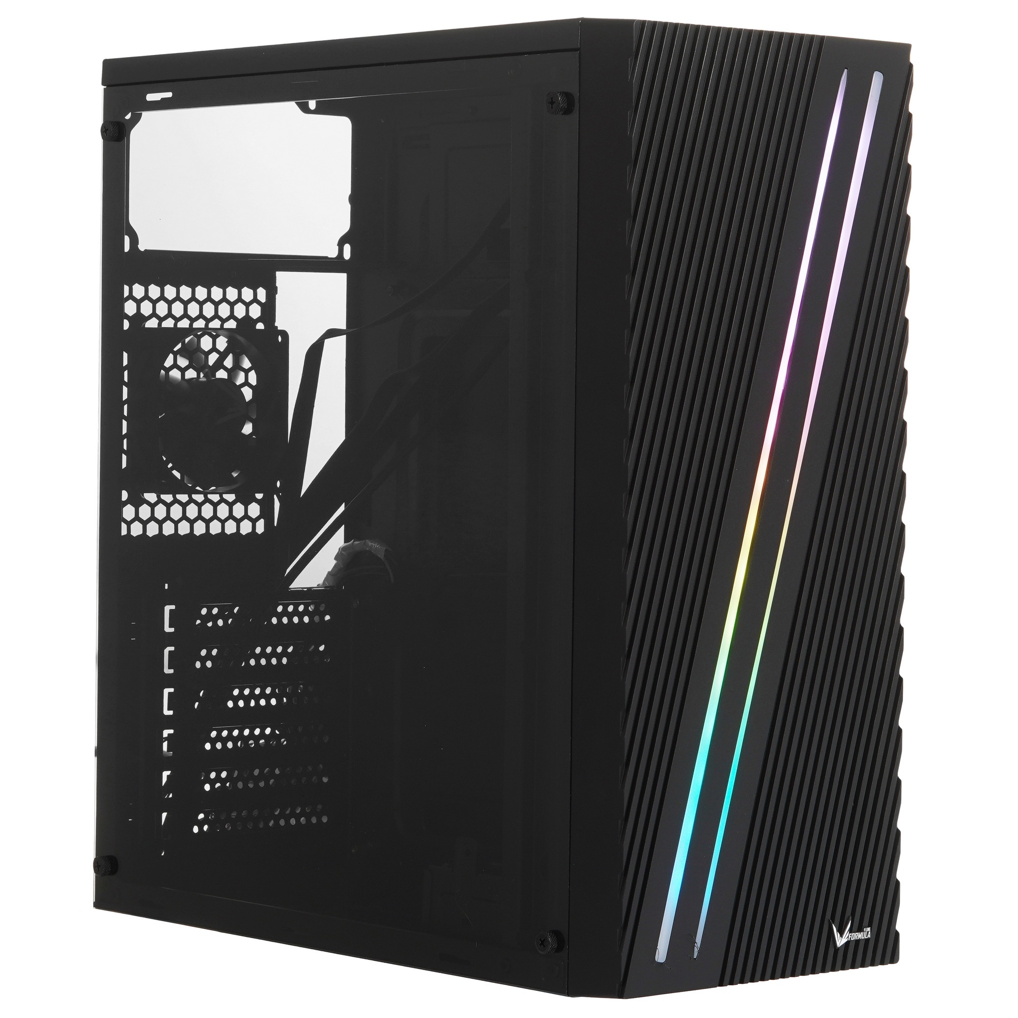 Компьютерный корпус Aerocool  / Formula Streak-A-BK-v1 черный без БП ATX 1x80mm 2xUSB2.0 1xUSB3.0 au