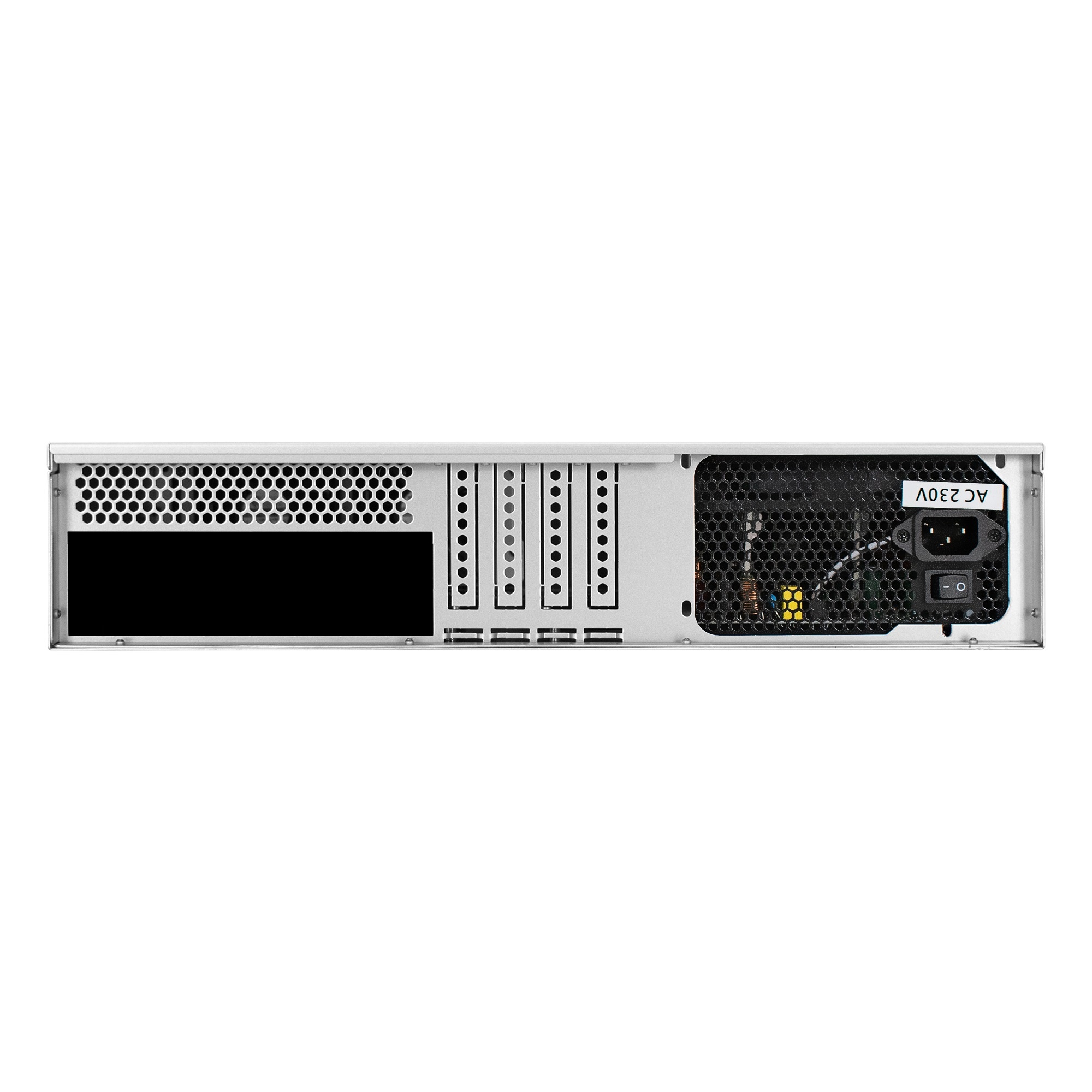 Серверный корпус ExeGate Pro 2U400-04AL RM 19", высота 2U, глубина 400, передняя панель - алюминий,