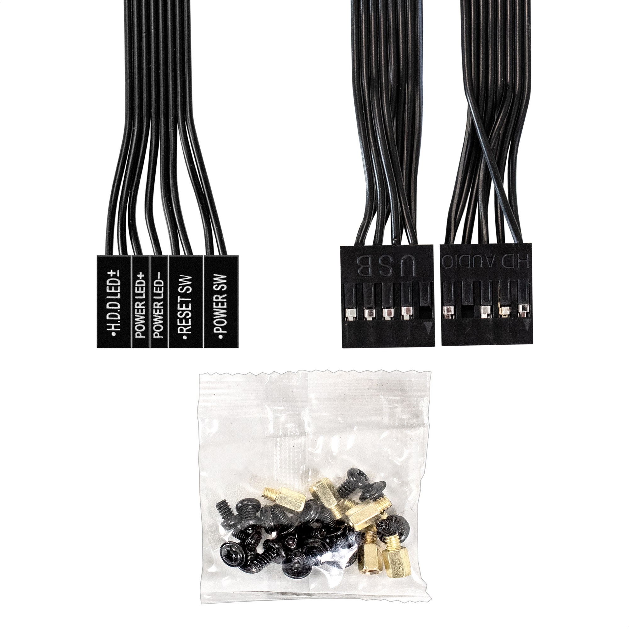 Корпус Minitower ExeGate BAA-408-AA500 (mATX, БП AA500 с вент. 8см, 2*USB, HD Audio, черный)