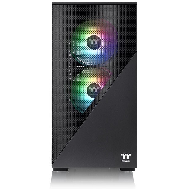 Корпус Case Tt Core V1  CA-1B8-00S1WN-00  mATX/ win/ black/ USB3.0/ no PSU