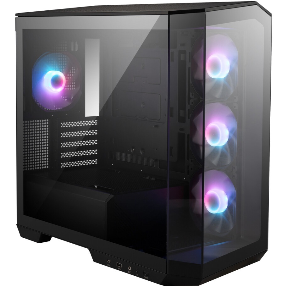 Корпус Case Tt Core V1  CA-1B8-00S1WN-00  mATX/ win/ black/ USB3.0/ no PSU