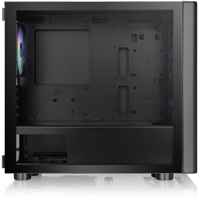 Корпус Case Tt Core V1  CA-1B8-00S1WN-00  mATX/ win/ black/ USB3.0/ no PSU