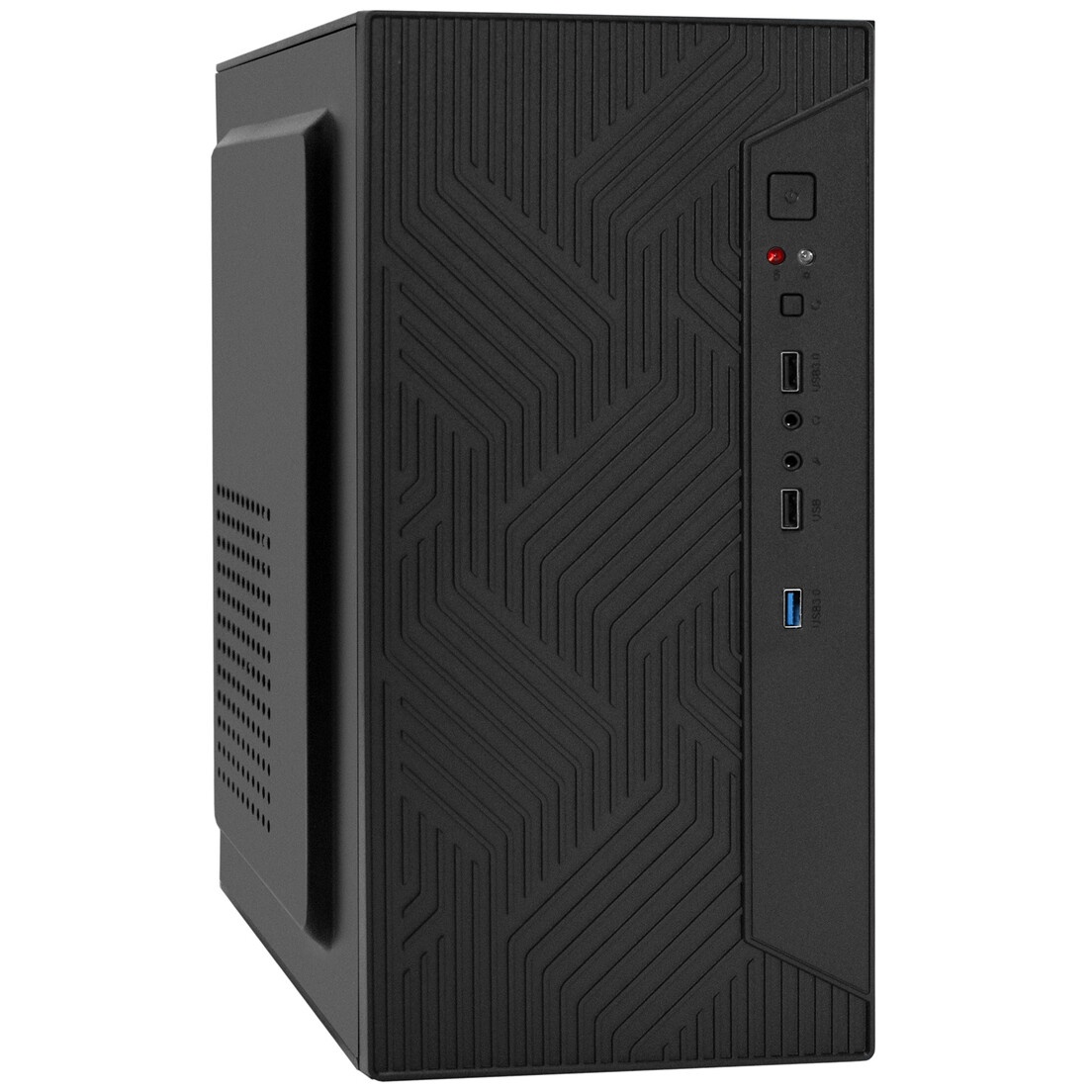 Компьютерный корпус Minitower ExeGate BAA-308 (mATX, без БП, 2*USB, HD Audio, черный)
