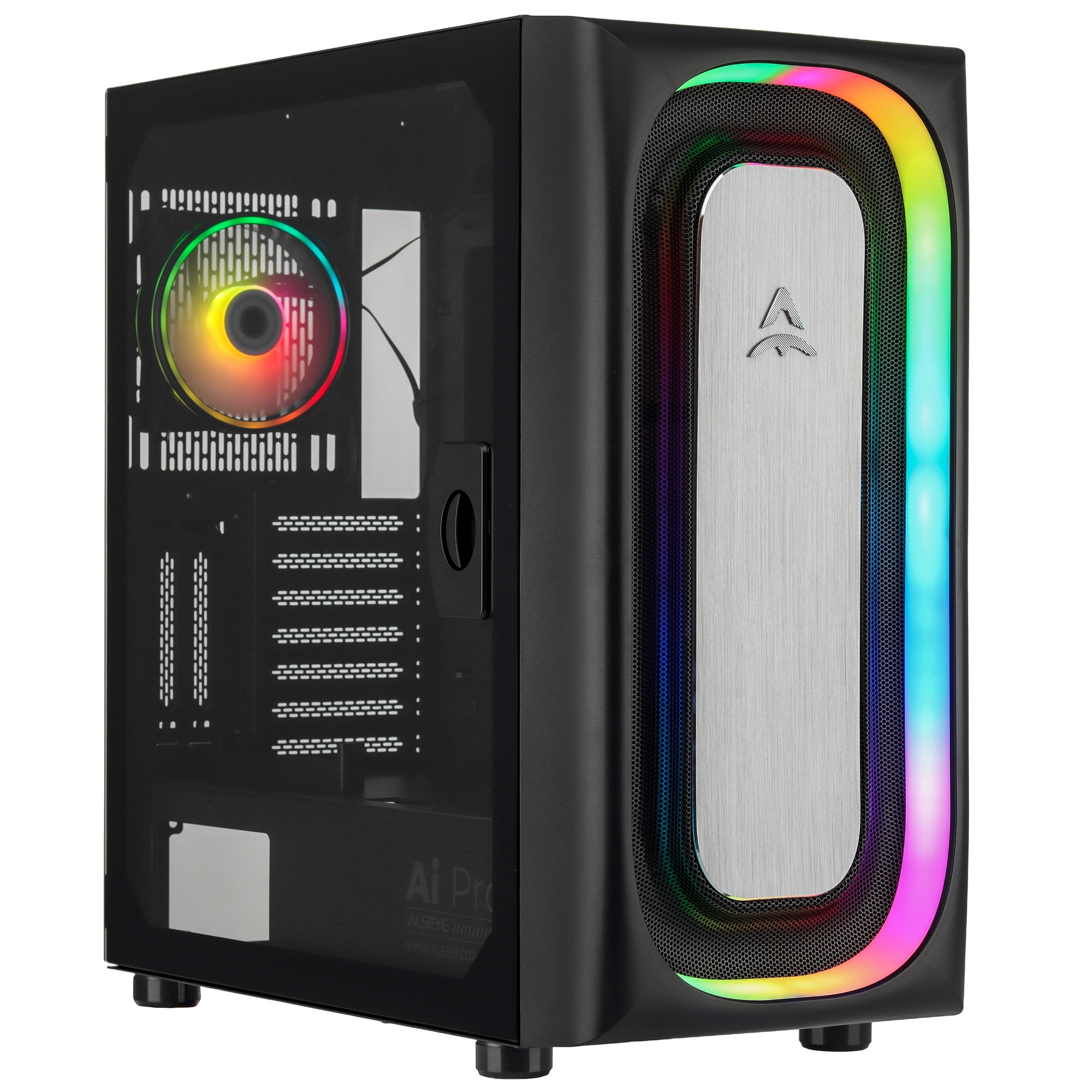 Компьютерный корпус ALSEYE Ai Pro-B (Halo Pro) Material: 0.7mm SPCC, Motherboard Compatiblility: Min