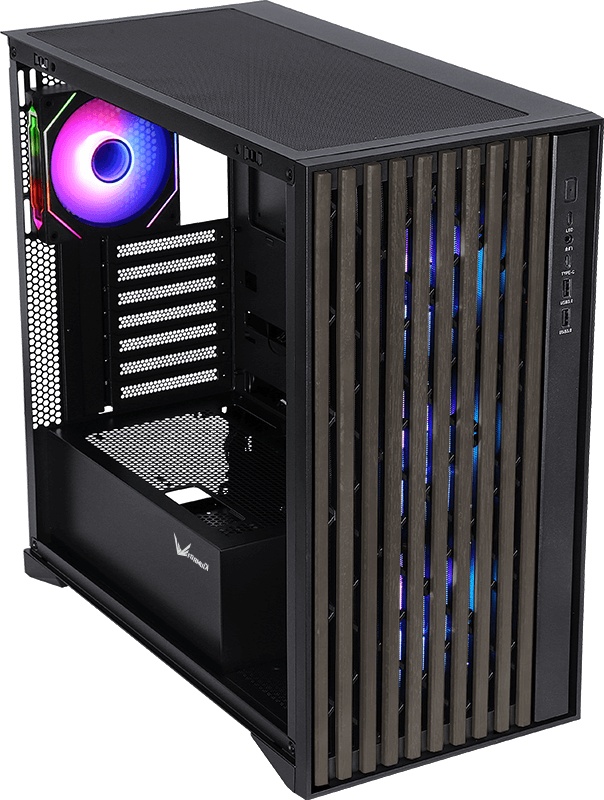 Компьютерный корпус Aerocool / Formula TimberLine T0 белый без БП mATX 6x120mm 6x140mm 2xUSB3.0 audi