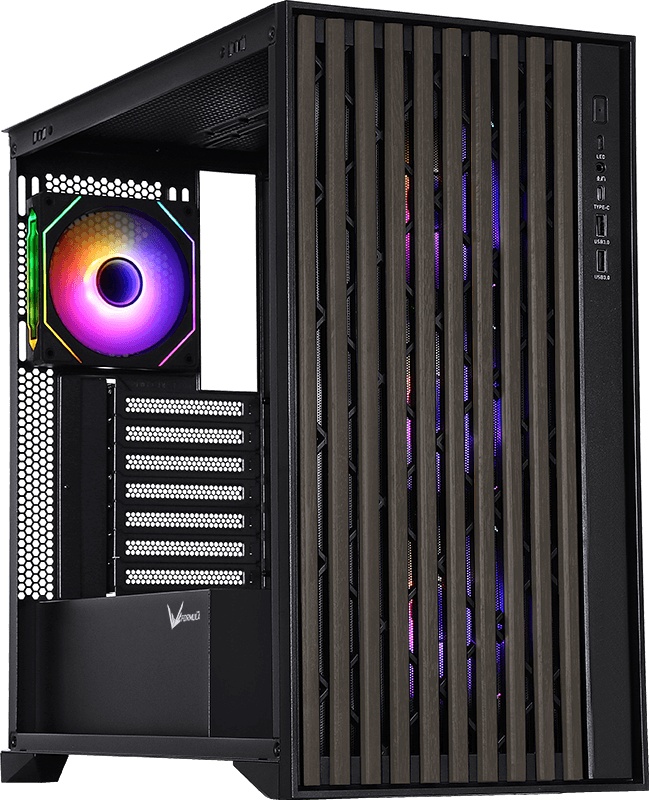 Компьютерный корпус Aerocool / Formula TimberLine T0 белый без БП mATX 6x120mm 6x140mm 2xUSB3.0 audi
