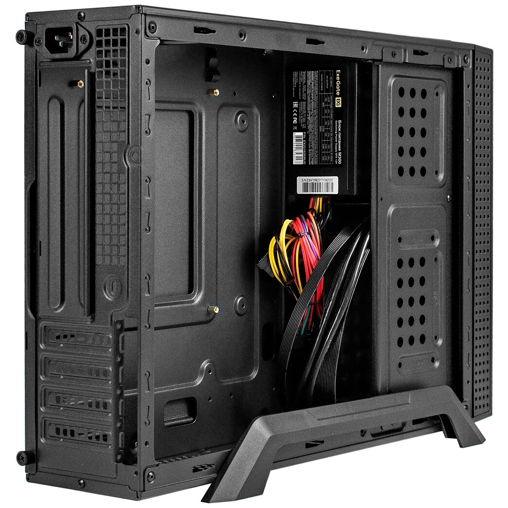Корпус Desktop ExeGate MI-307U2-M300 (mini-ITX/mATX, БП M300 с вент. 8см, 2*USB+2*USB3.0, HD аудио,