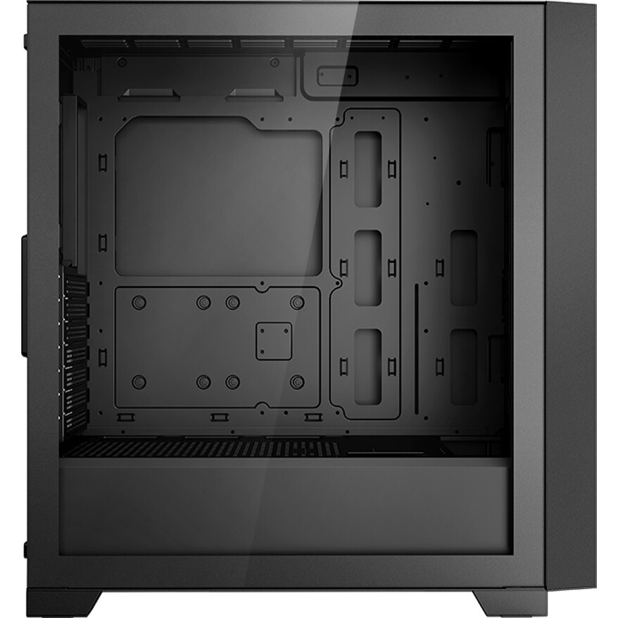 Корпус без блока питания PCCooler C3D510 BK, Mesh Mid Tower, черный, TG, 0.7 SPCC, no fans E-ATX, AT