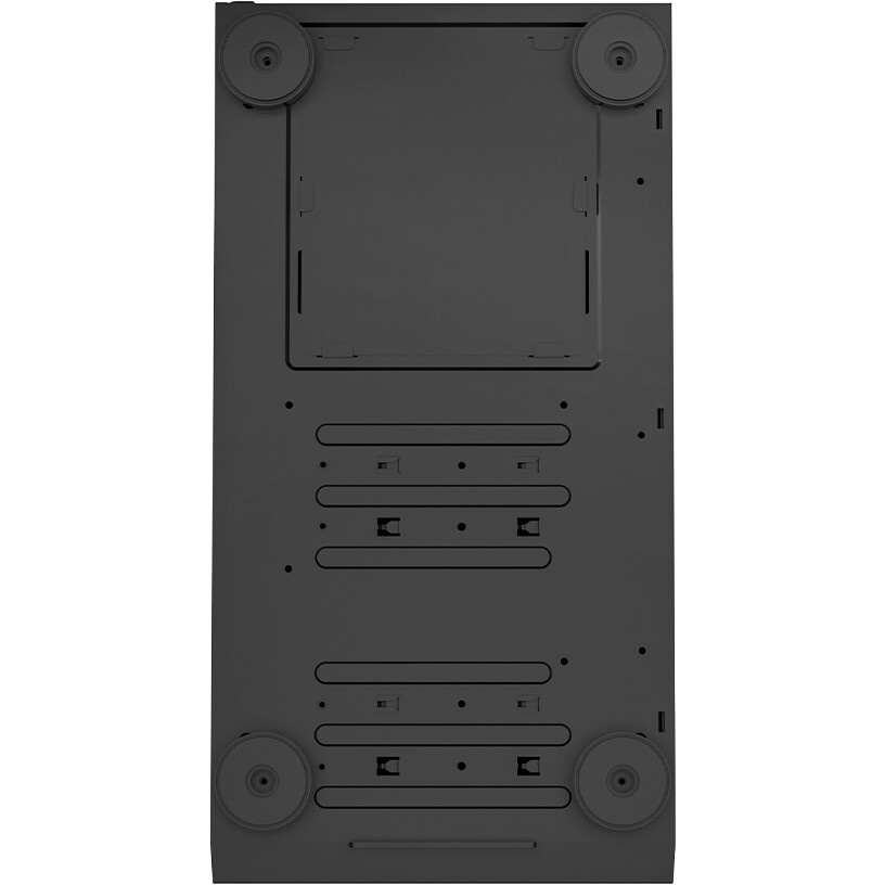 Корпус без блока питания PCCooler C3D510 BK, Mesh Mid Tower, черный, TG, 0.7 SPCC, no fans E-ATX, AT