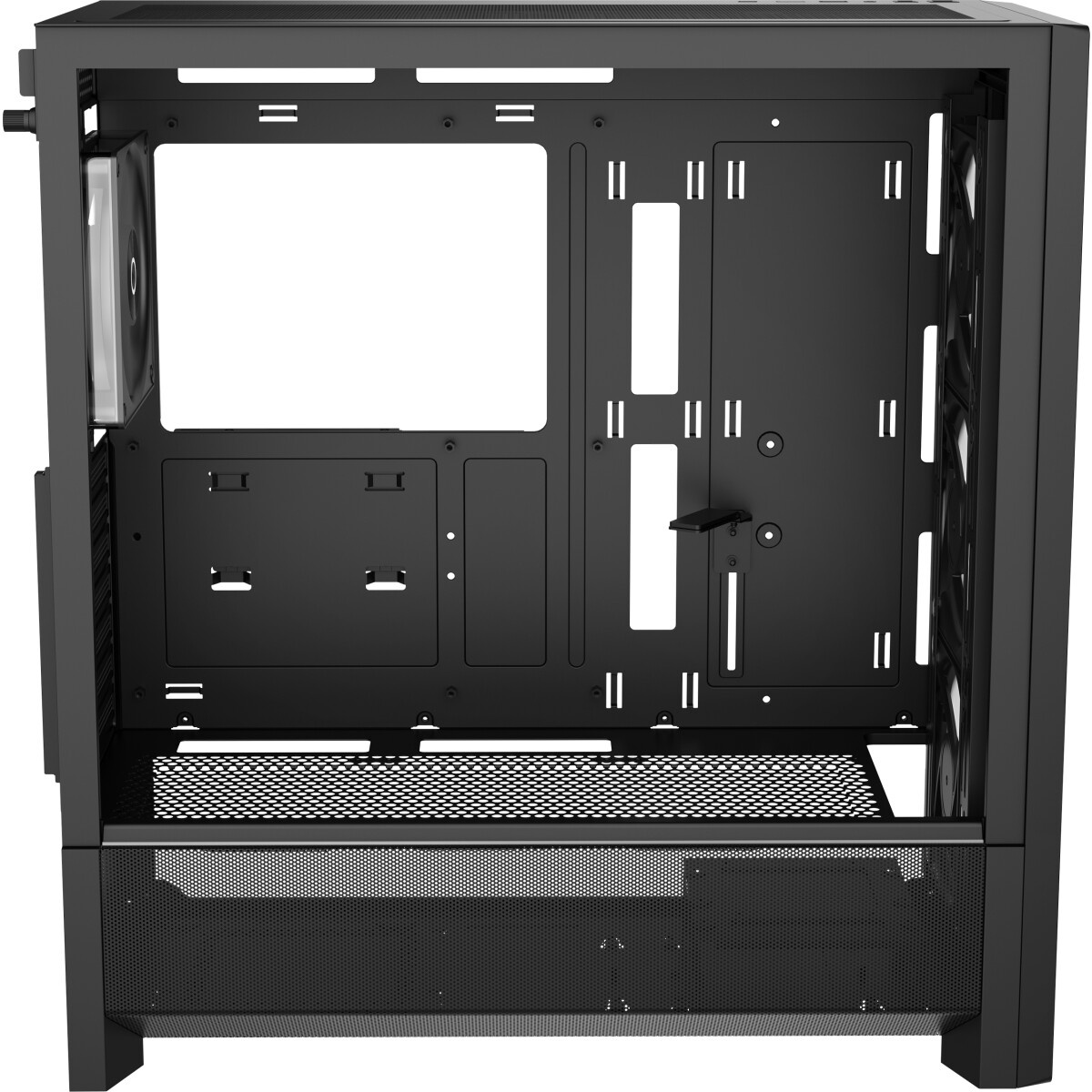 Корпус без блока питания PCCooler C3D510 BK, Mesh Mid Tower, черный, TG, 0.7 SPCC, no fans E-ATX, AT