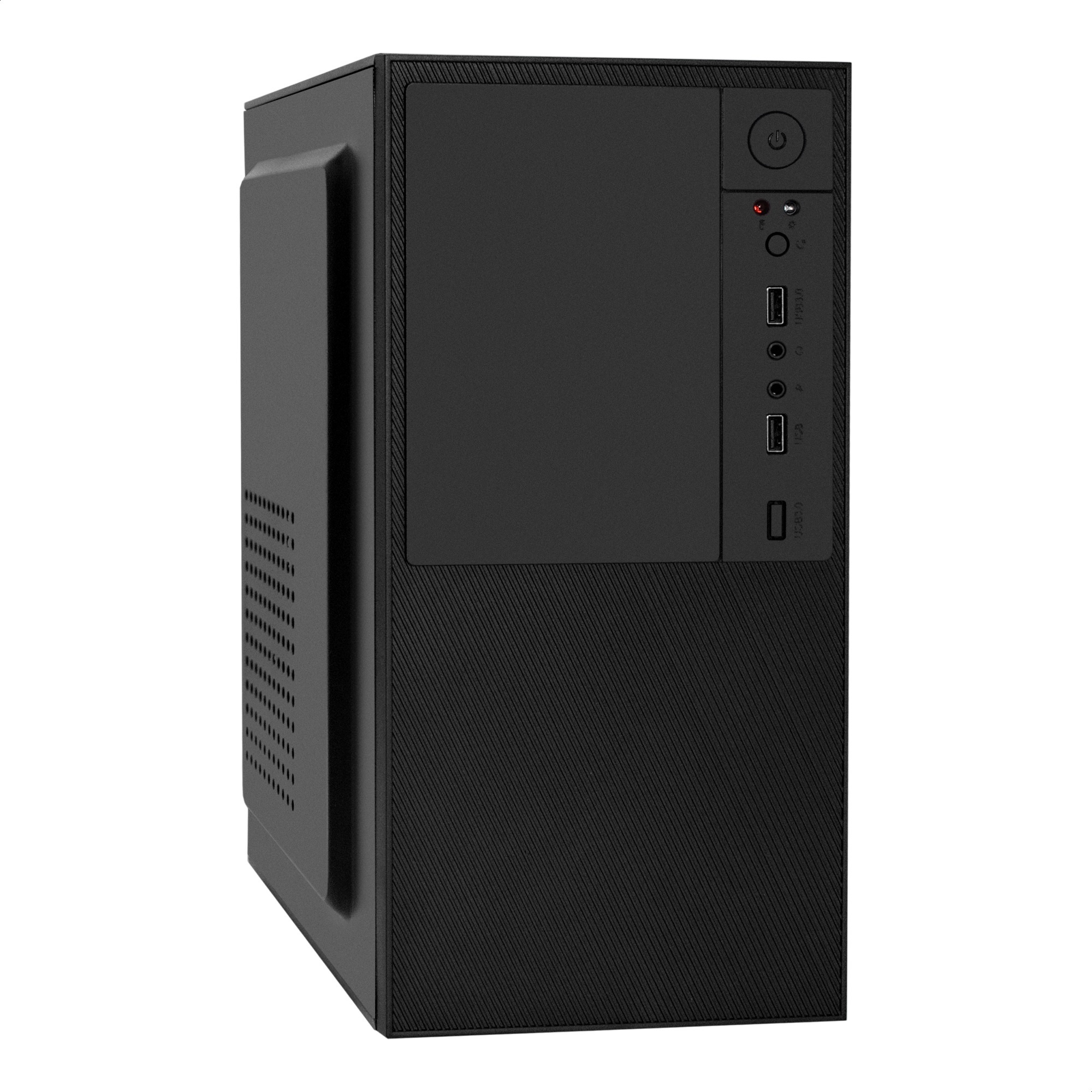 Компьютерный корпус Minitower ExeGate BAA-308-AAA350 (mATX, БП AAA350 с вент. 8см, 2*USB, HD Audio,