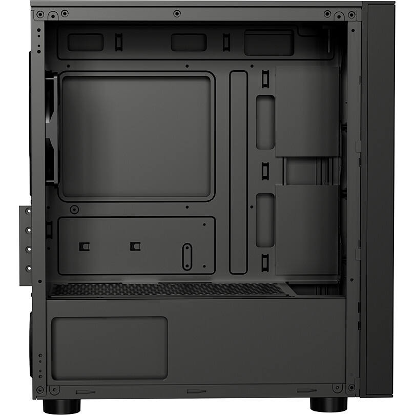 Корпус без блока питания PCCOOLER C3B310 BK, Mesh Mid Tower, Black, TG, 0.4 SPCC, no fans mATX, mITX