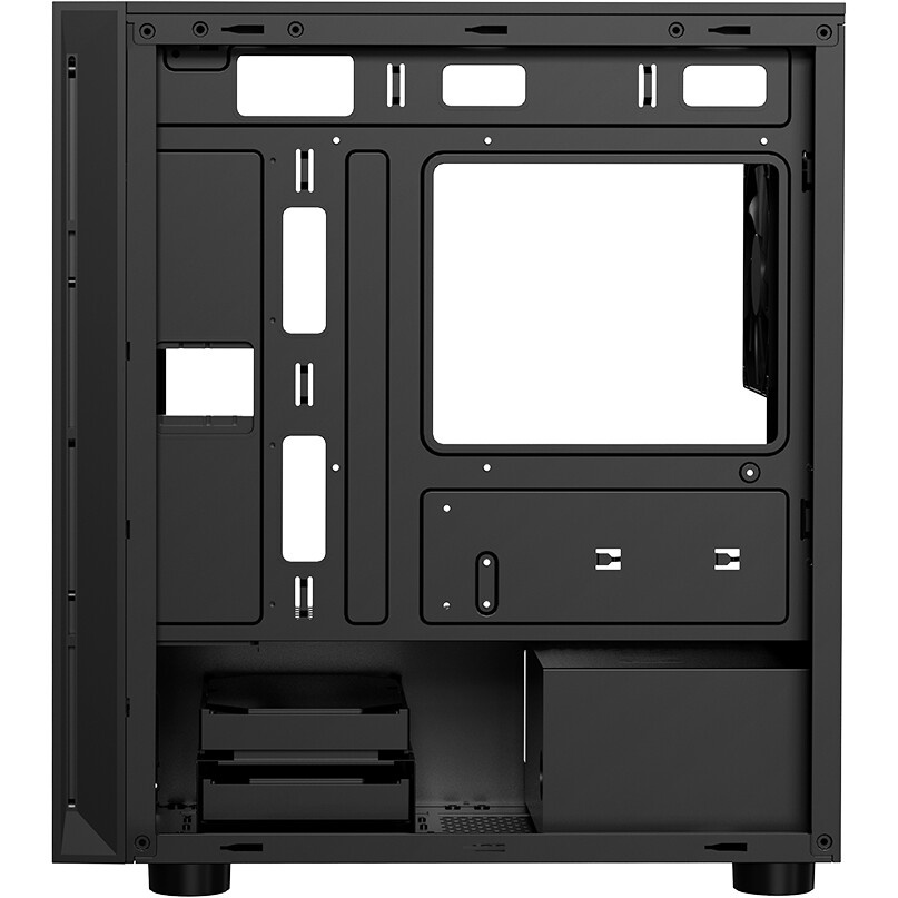 Корпус без блока питания PCCOOLER C3B310 BK, Mesh Mid Tower, Black, TG, 0.4 SPCC, no fans mATX, mITX