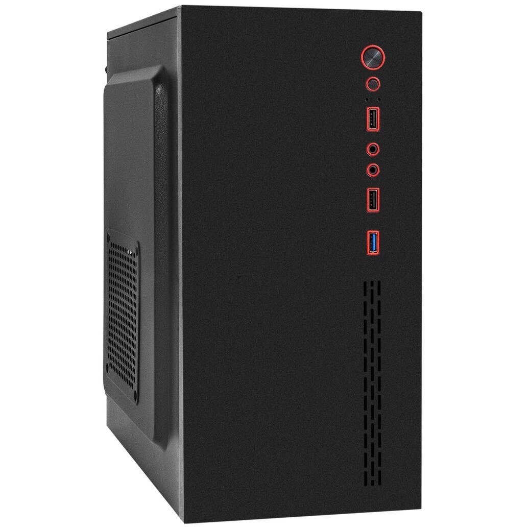 Корпус Minitower ExeGate BAA-403U-AA500 (mATX, БП AA500 с вент. 8см, 2*USB+1*USB3.0, HD Audio, черны