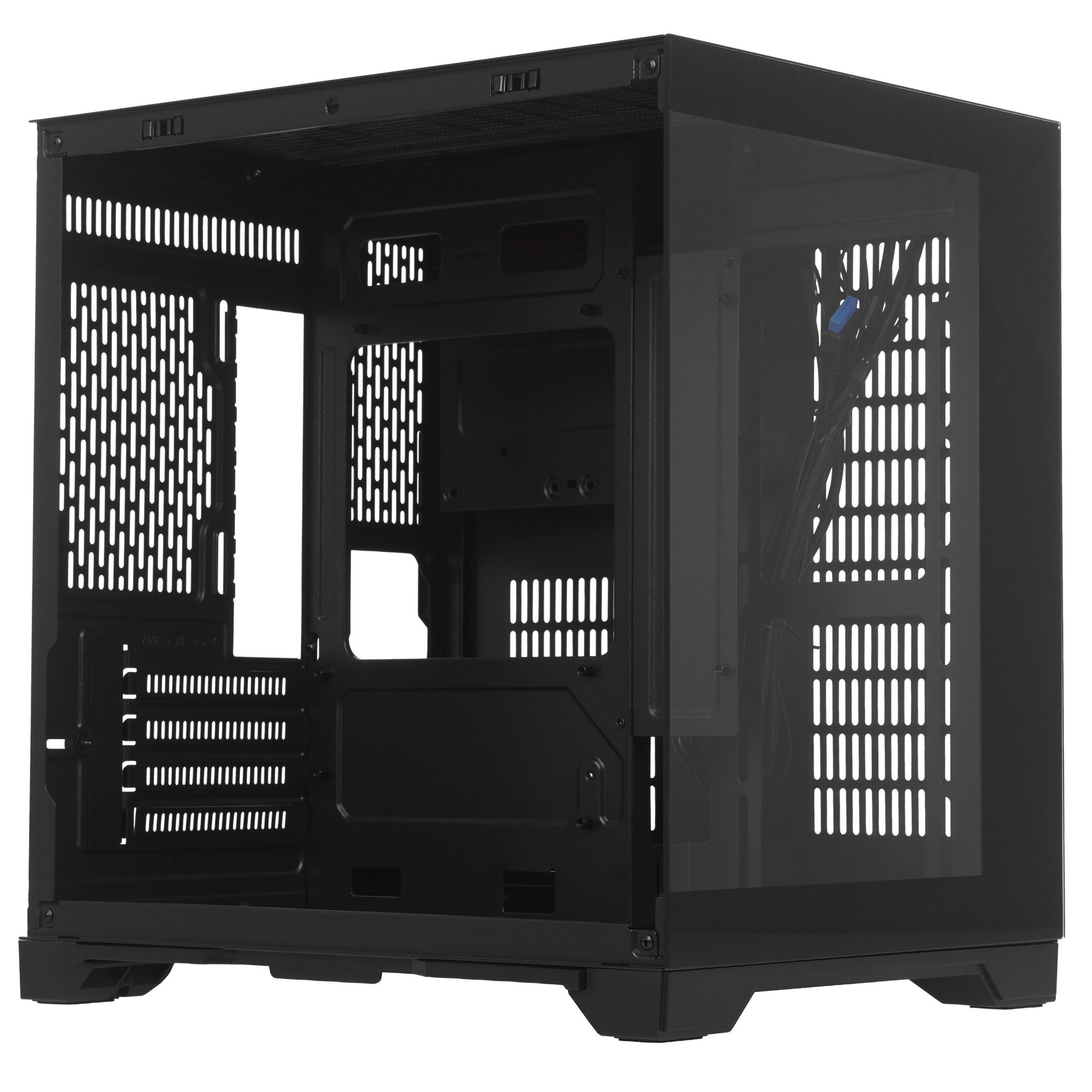 Компьютерный корпус 1STPLAYER MEGAVIEW MV5-T Black / mATX / MV5-TP-BK