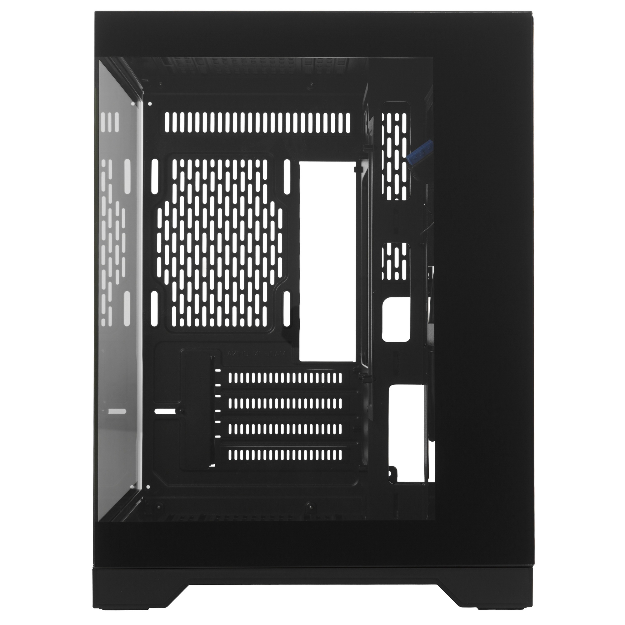 Компьютерный корпус 1STPLAYER MEGAVIEW MV5-T Black / mATX / MV5-TP-BK