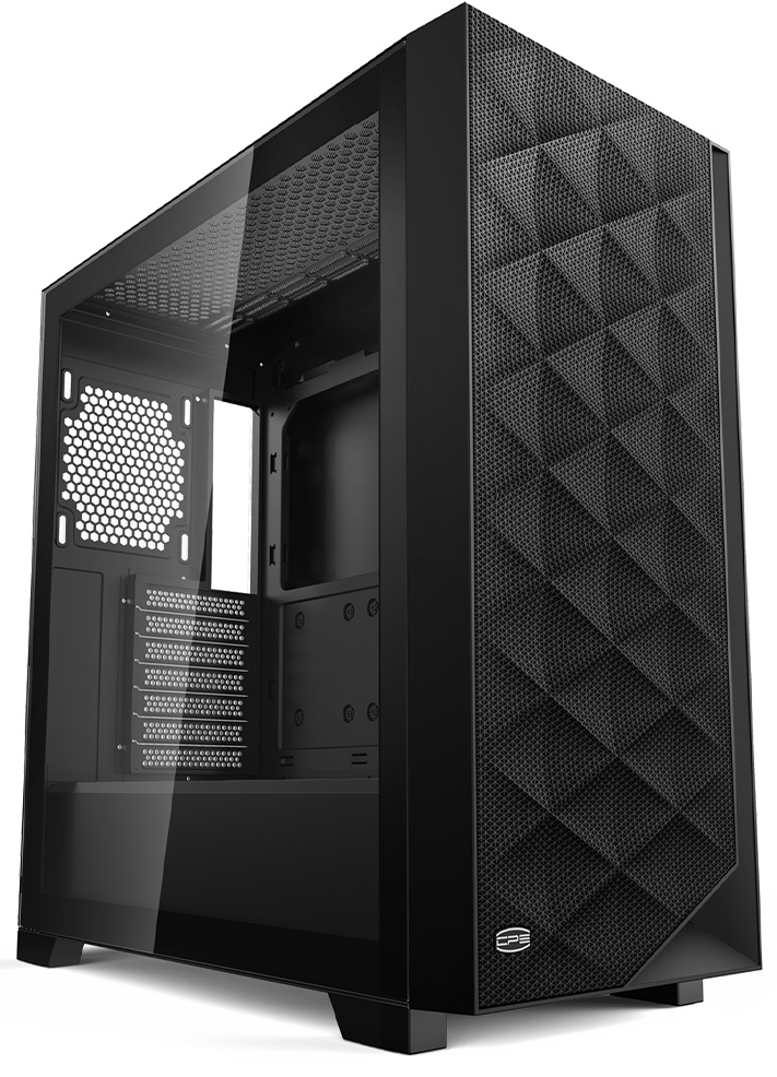 Компьютерный корпус PcCooler C3D510 BK черный без БП ATX 2xUSB3.0 audio bott PSU