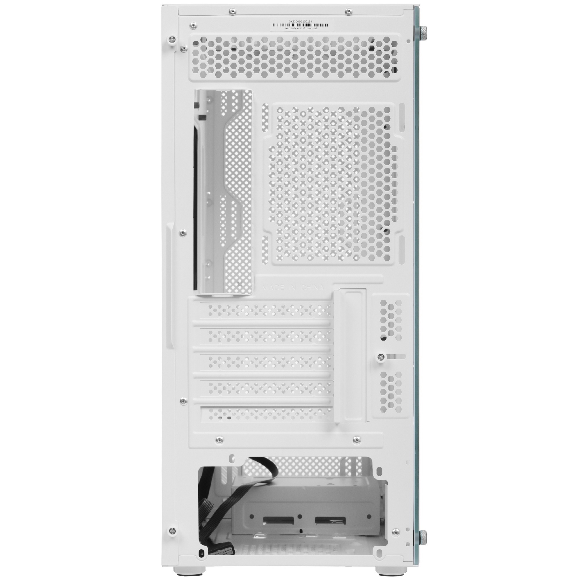 Компьютерный корпус PcCooler C3B310 WH белый без БП ATX 2xUSB3.0 audio bott PSU