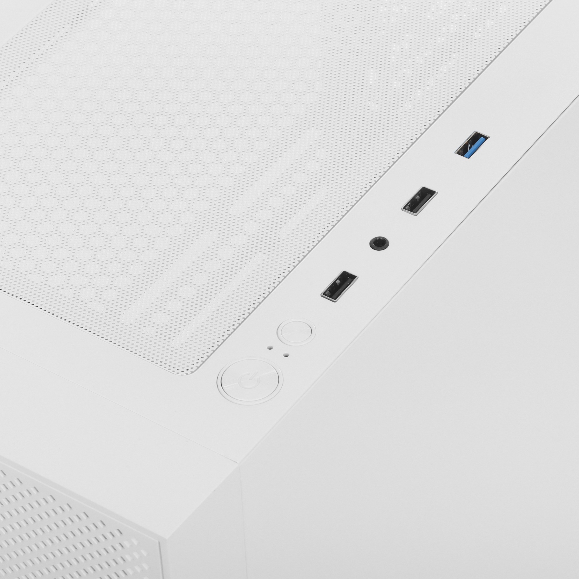 Компьютерный корпус PcCooler C3B310 WH белый без БП ATX 2xUSB3.0 audio bott PSU