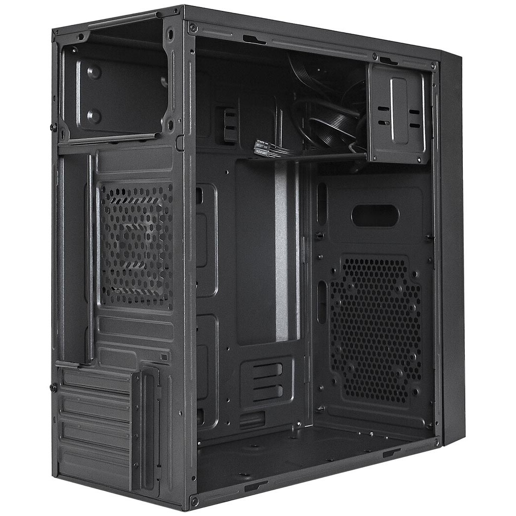 Компьютерный корпус Minitower Exegate EX272745RUS QA-412U Black, mATX, , 2*USB+