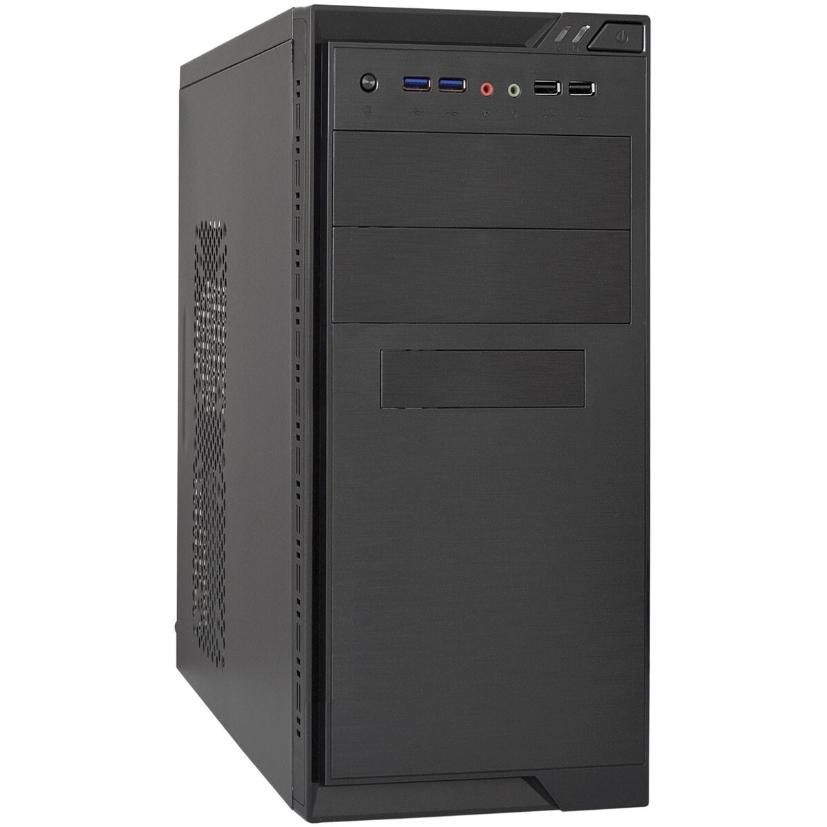 Корпус Minitower ExeGate MA-372UX-UNS450 (mATX, БП UNS450 с вент. 12см, 2*USB+2*USB3.0, аудио, черны