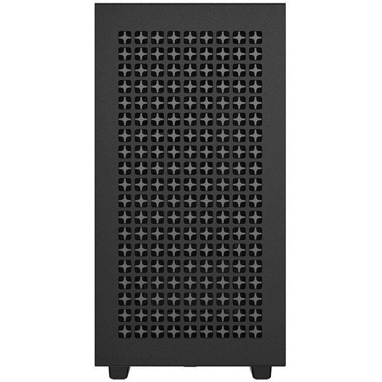 Компьютерный корпус без блока питания HSPD M320, Mesh Mini-tower, Black, slide TG, 0.45 SPCC, 2x140m