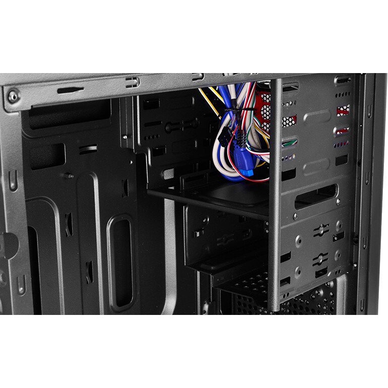 Компьютерный корпус Minitower ExeGate MA-372UX Black, mATX  2*USB+2*USB3.0, Audio