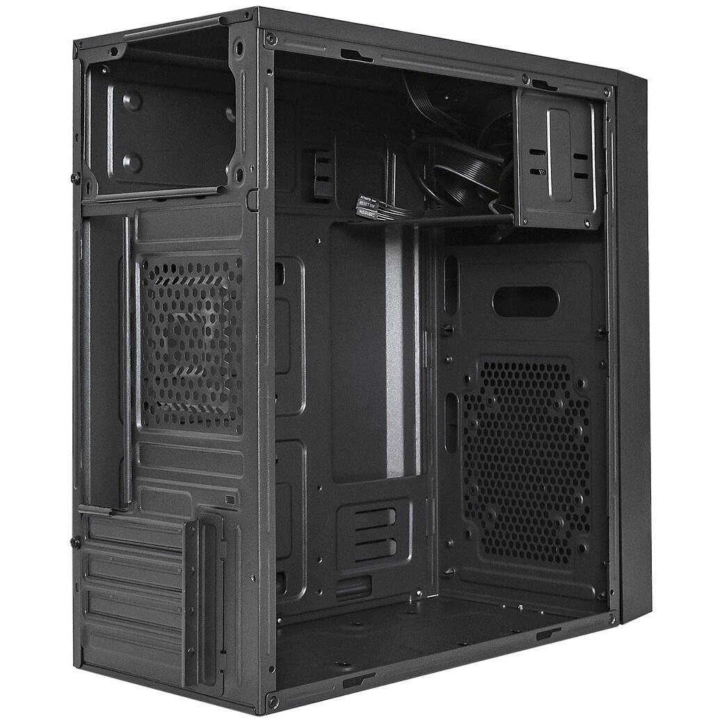 Компьютерный корпус Minitower Exegate EX272749RUS QA-412U Black, mATX, , 2*USB+2*USB3.0, Aud