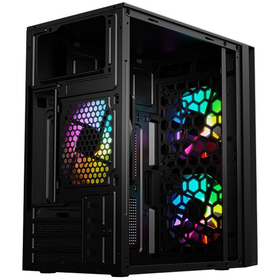 Корпус компьютерный ACD Coffer 109W *m*ATX, Type-C + USB3.0 + USB ports + HD audio combo, Mesh, Whit