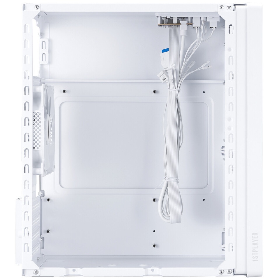 Корпус компьютерный ACD Coffer 109W *m*ATX, Type-C + USB3.0 + USB ports + HD audio combo, Mesh, Whit