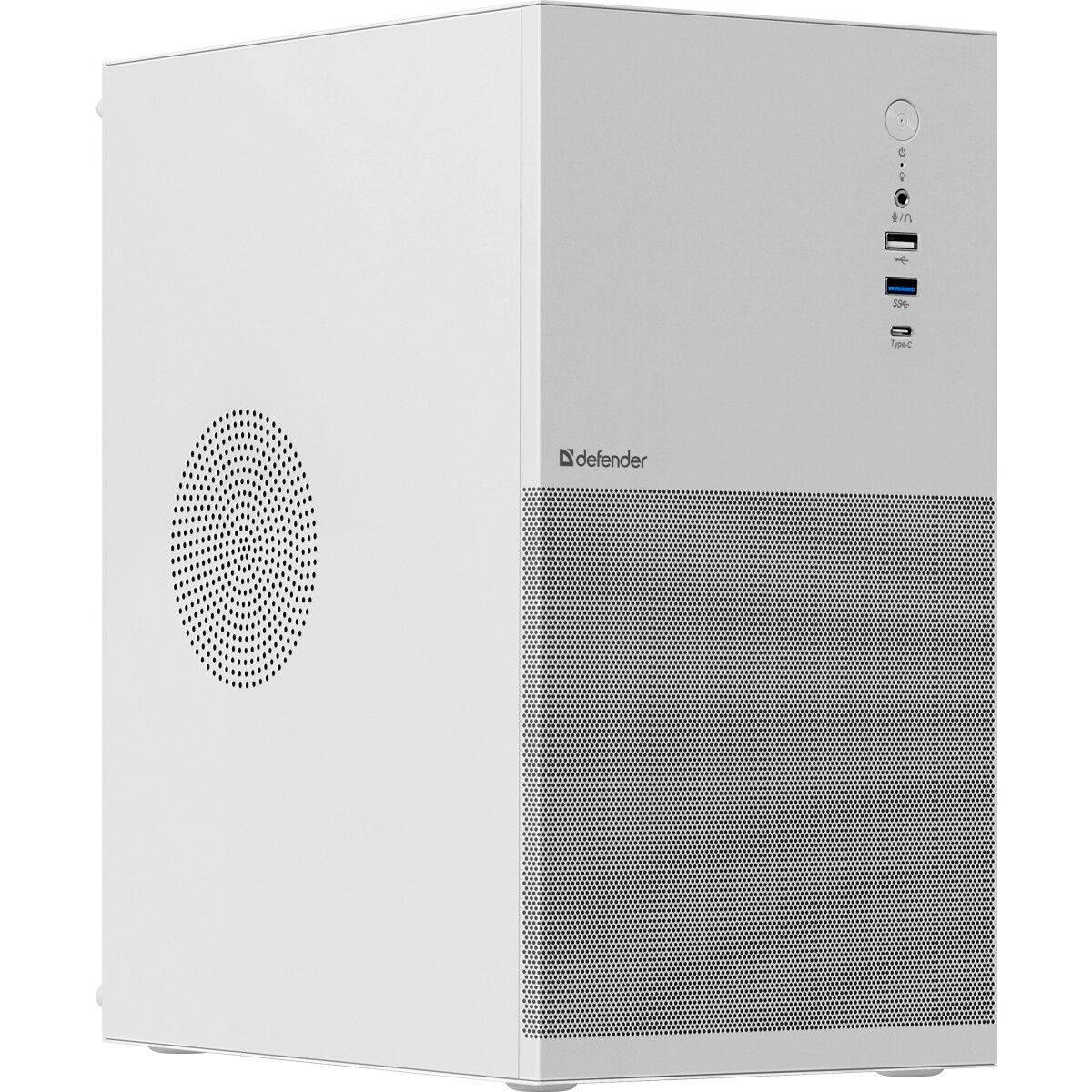 Корпус компьютерный ACD Coffer 109W *m*ATX, Type-C + USB3.0 + USB ports + HD audio combo, Mesh, Whit