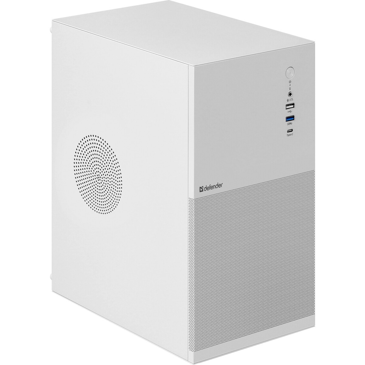 Корпус компьютерный ACD Coffer 109W *m*ATX, Type-C + USB3.0 + USB ports + HD audio combo, Mesh, Whit