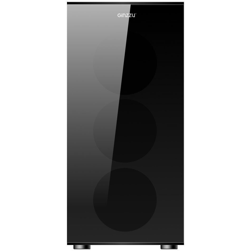 Компьютерный корпус Ginzzu CL121 ATX передняя панель Сетка