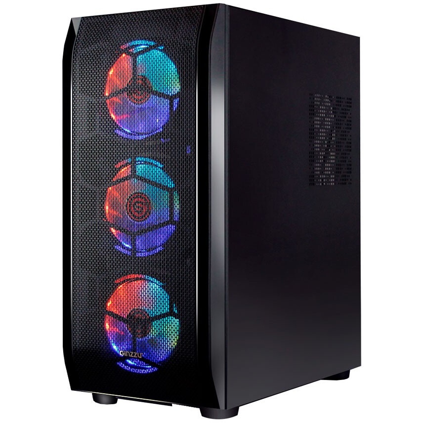 Компьютерный корпус Ginzzu CL121 ATX передняя панель Сетка