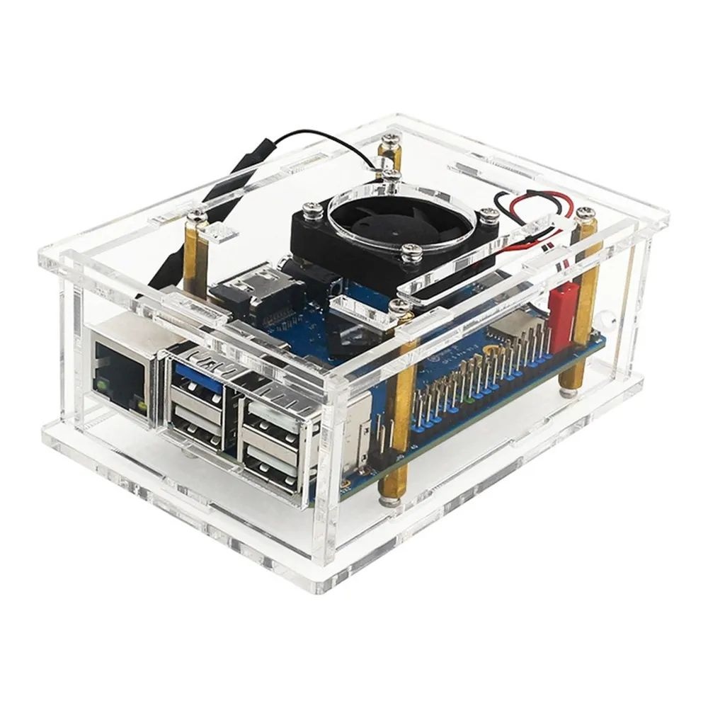 Корпус ACD Orange Pi 5 pro Acrylic case