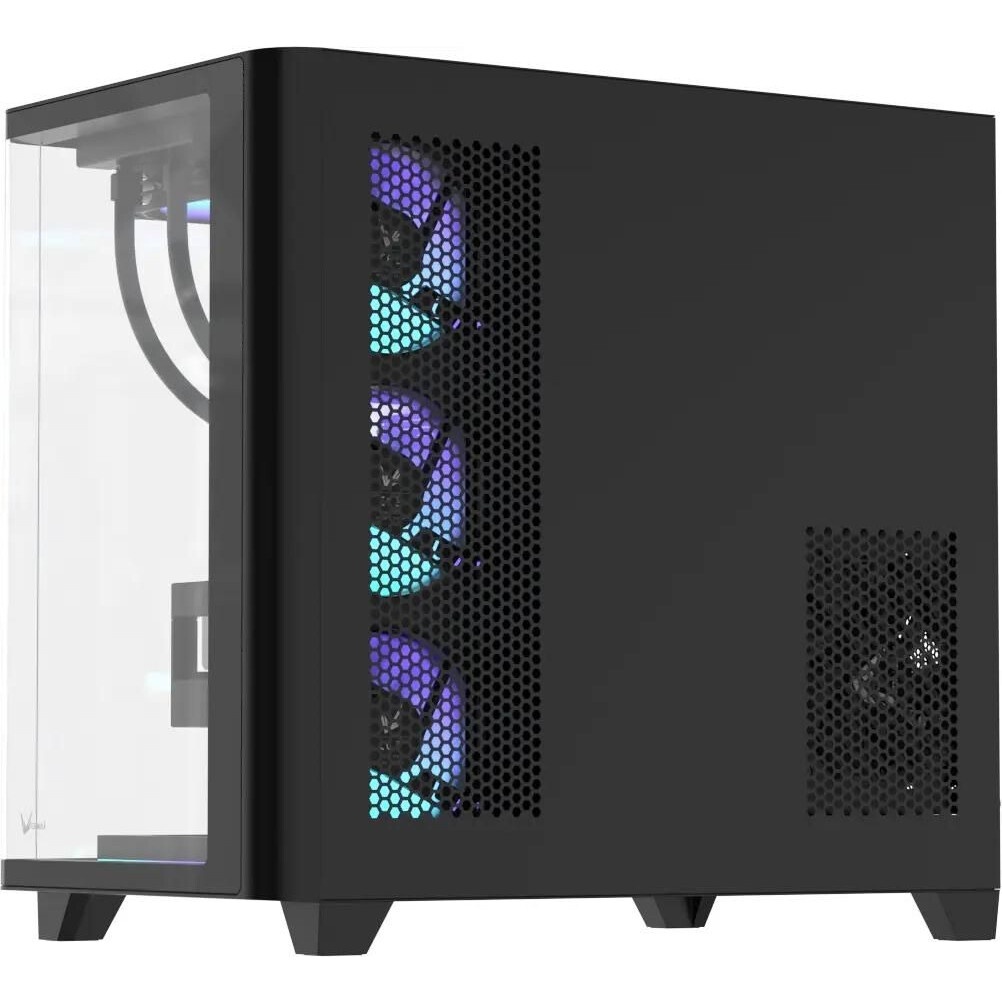 Корпус AeroCool / Formula Crystal U2 Floe черный без БП ATX 1xUSB2.0 1xUSB3.0 1xUSB3.1 audio bott PS