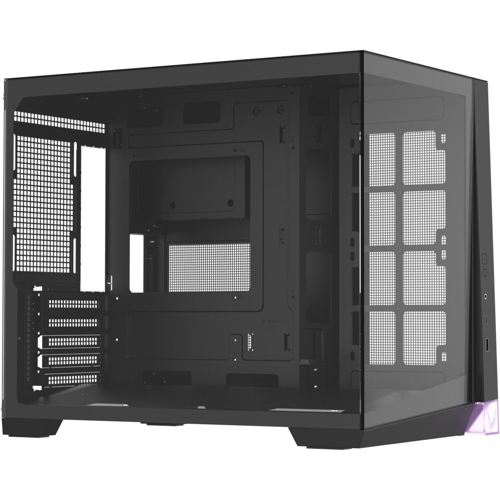 Корпус AeroCool / Formula Crystal U2 Floe черный без БП ATX 1xUSB2.0 1xUSB3.0 1xUSB3.1 audio bott PS