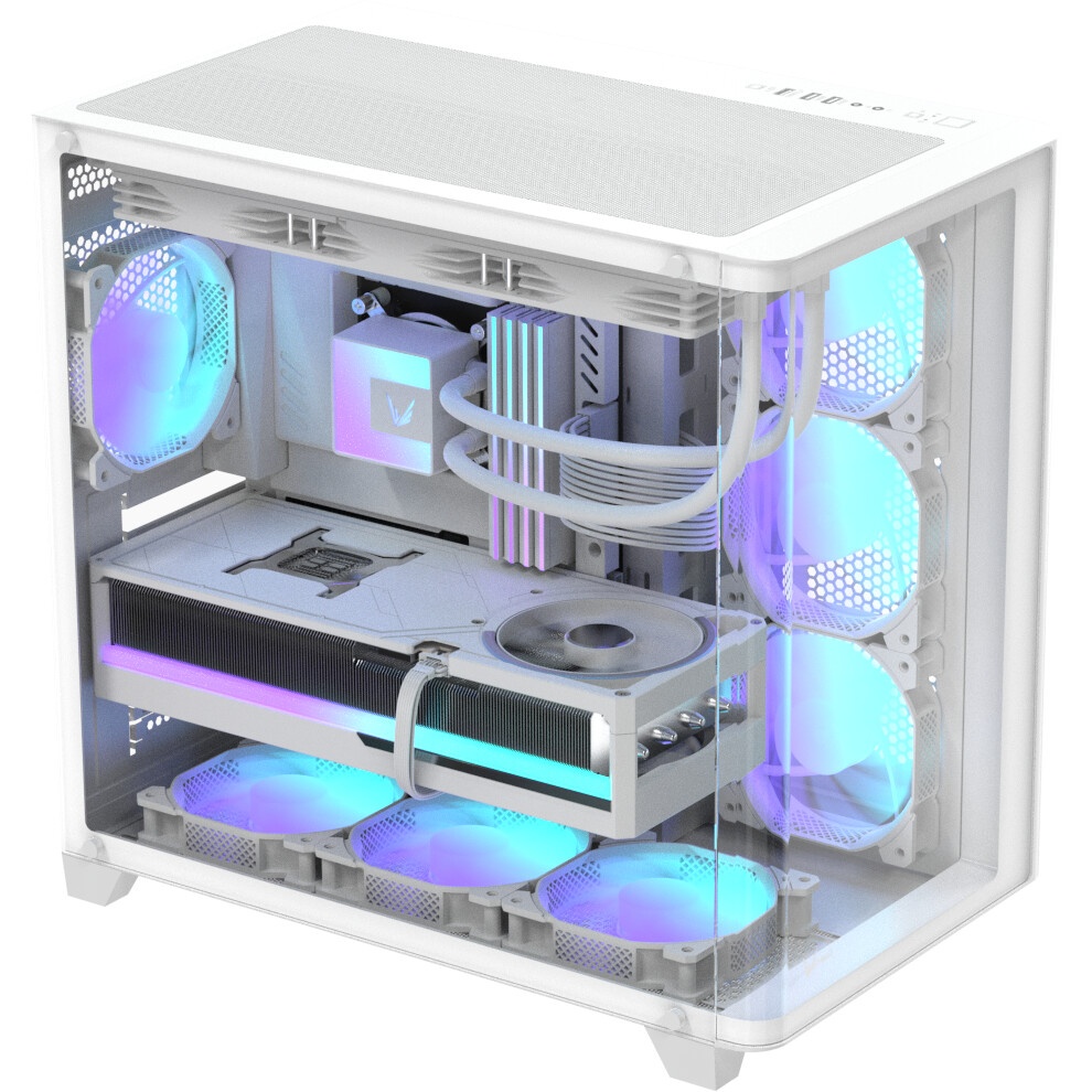 Корпус AeroCool / Formula Crystal U2 белый без БП ATX 1xUSB2.0 1xUSB3.0 1xUSB3.1 audio bott PSU