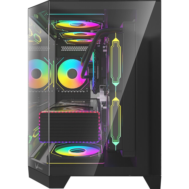 Корпус AeroCool / Formula Crystal U2 черный без БП ATX 1xUSB2.0 1xUSB3.0 1xUSB3.1 audio bott PSU