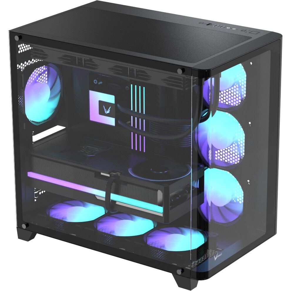 Корпус AeroCool / Formula Crystal U2 черный без БП ATX 1xUSB2.0 1xUSB3.0 1xUSB3.1 audio bott PSU