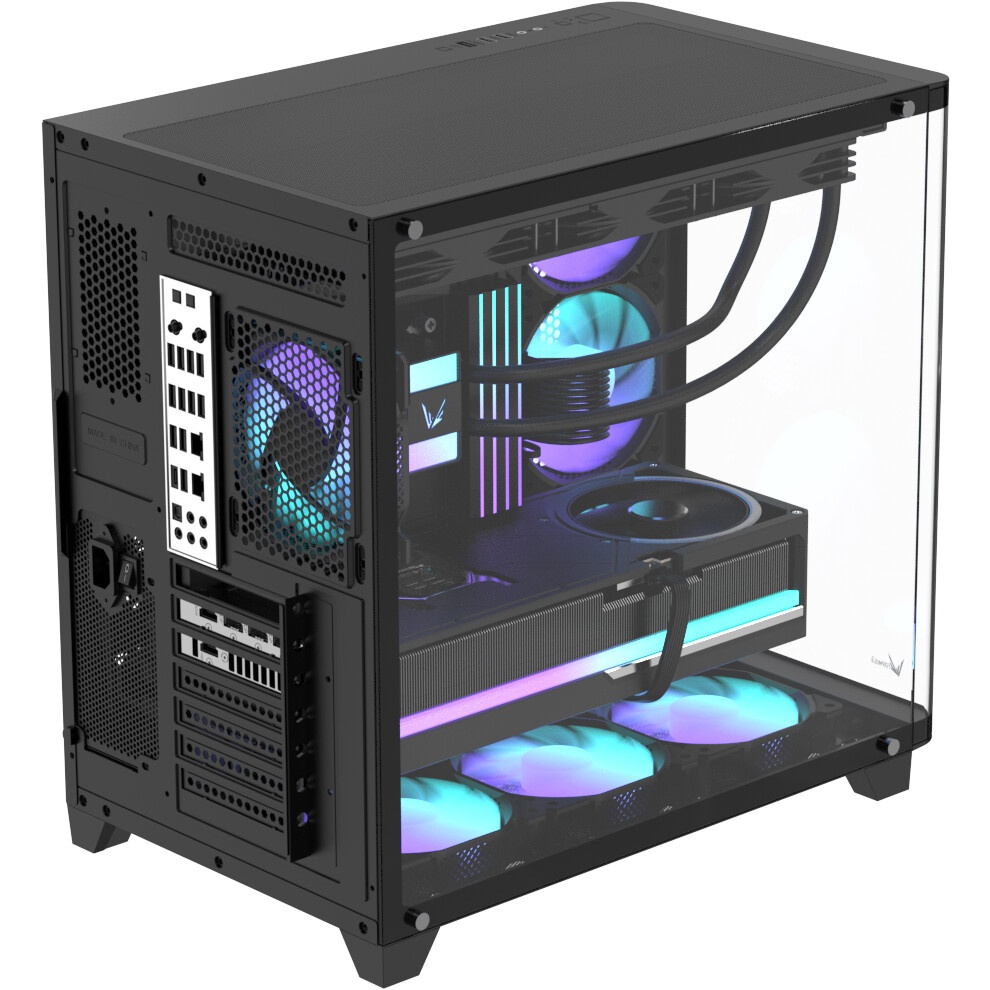 Корпус AeroCool / Formula Crystal U2 черный без БП ATX 1xUSB2.0 1xUSB3.0 1xUSB3.1 audio bott PSU
