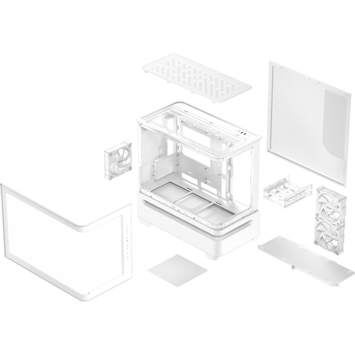Корпус для ПК ASUS PRIME AP202 TG ARGB WHITE