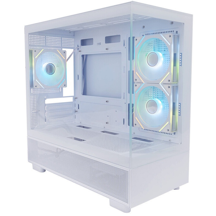 Корпус AeroCool / Formula Crystal U2M Floe белый без БП mATX 1xUSB3.0 audio bott PSU