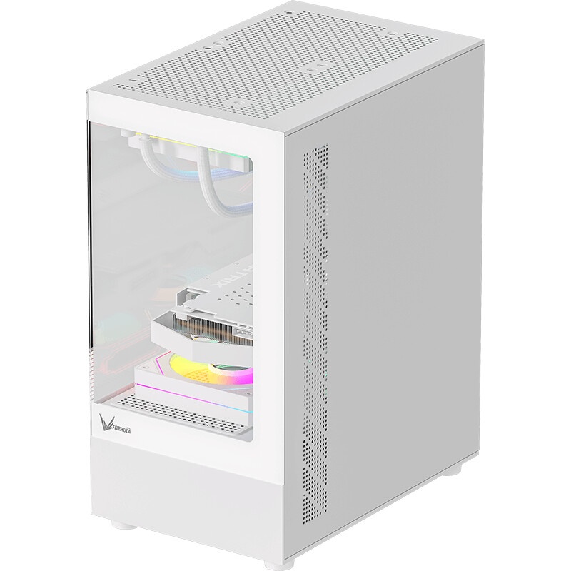 Корпус AeroCool / Formula Crystal U2M Floe белый без БП mATX 1xUSB3.0 audio bott PSU