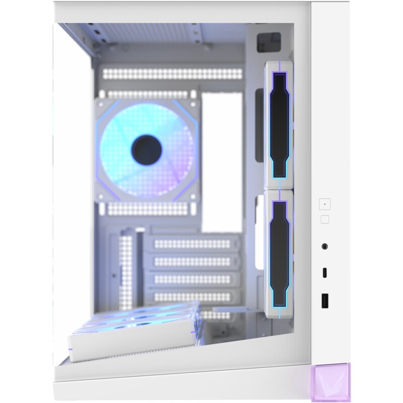 Корпус AeroCool / Formula Crystal U2M Floe белый без БП mATX 1xUSB3.0 audio bott PSU
