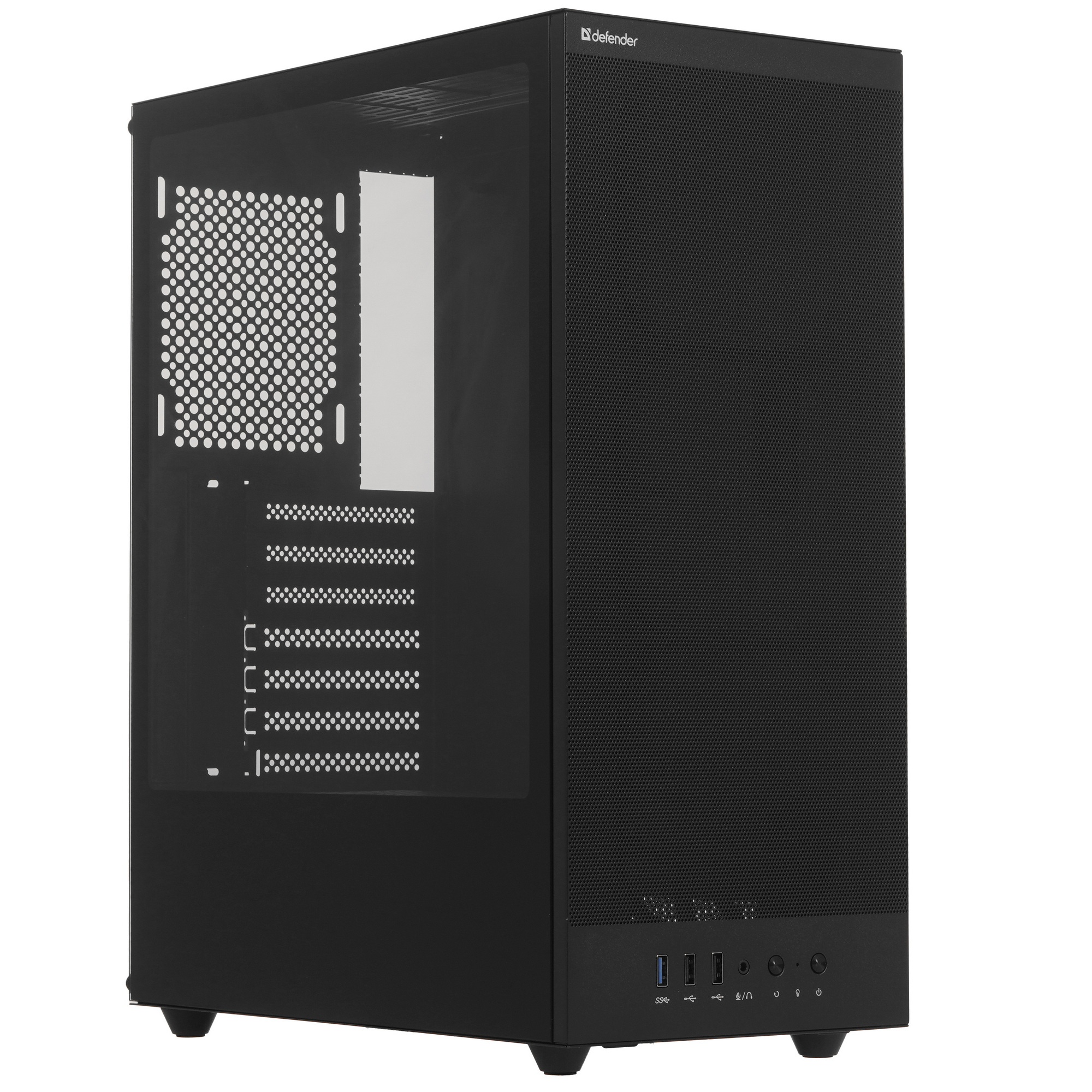 Компьютерный корпус Defender RaptorX черный, ATX, USB3.0, w/o fans