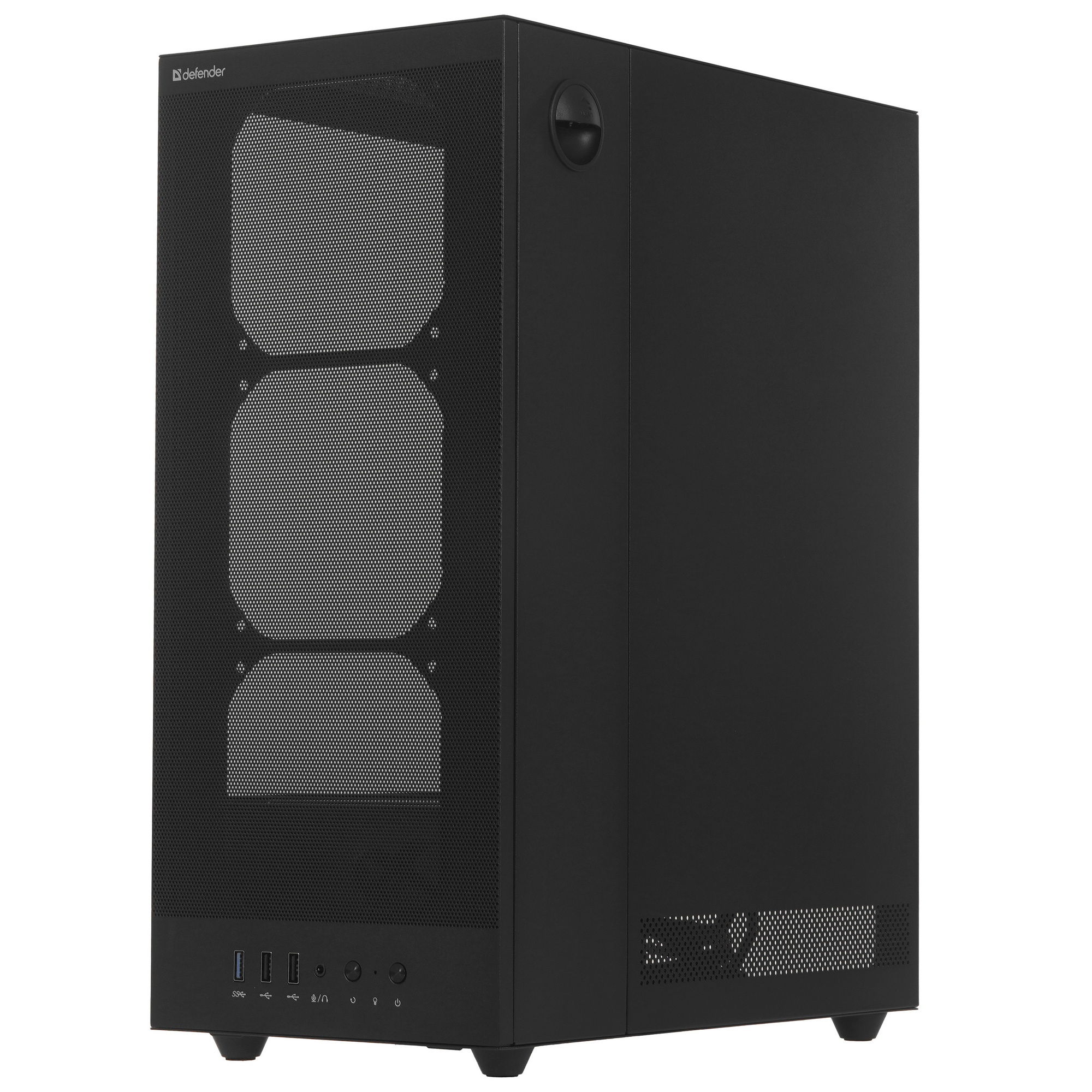 Компьютерный корпус Defender RaptorX черный, ATX, USB3.0, w/o fans